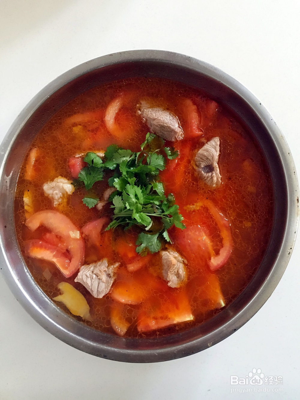 正宗番茄牛尾汤的制作方法