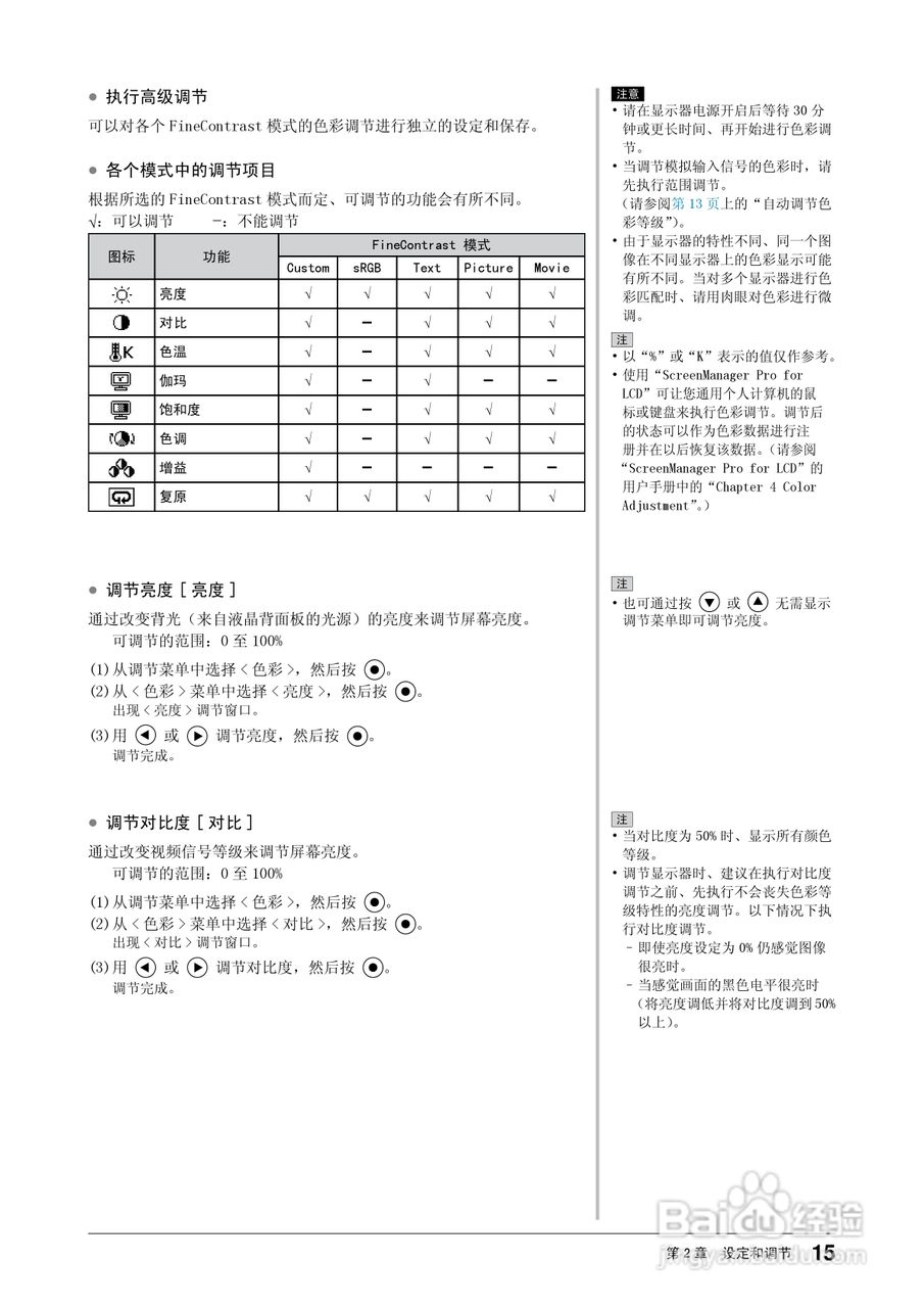 flexscan s2203w彩色液晶显示器用户手册:[2]