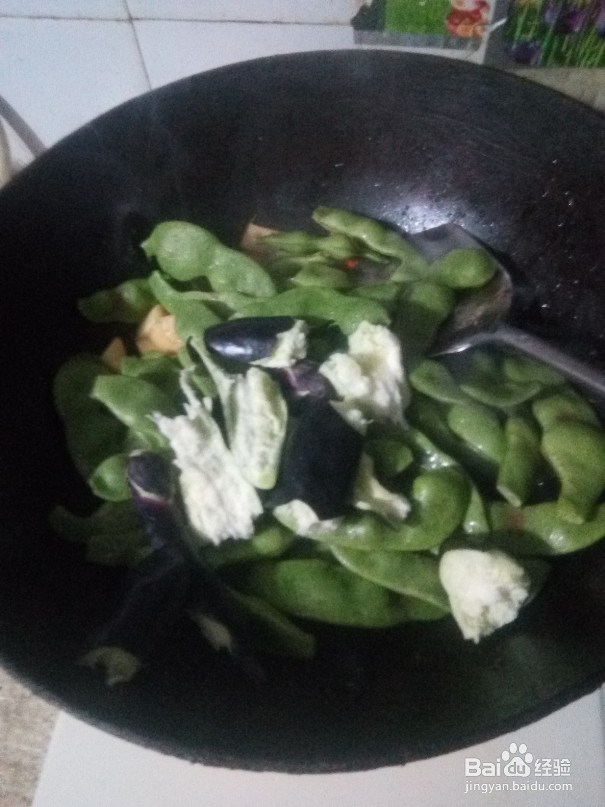 豆角炖土豆块