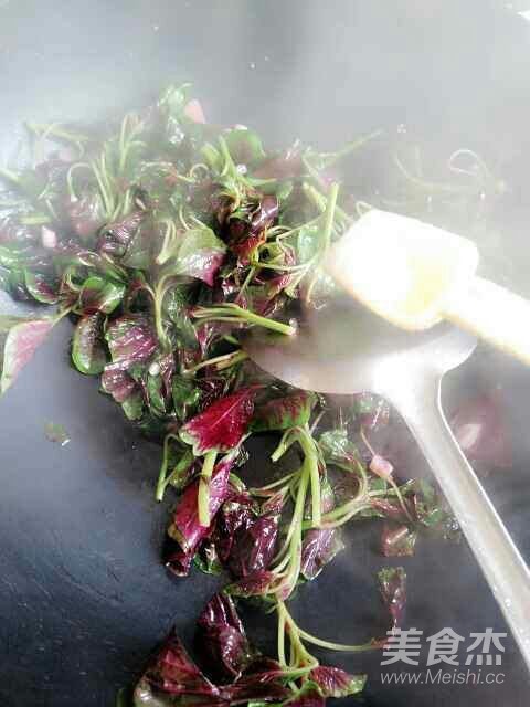 蒜蓉苋菜的做法
