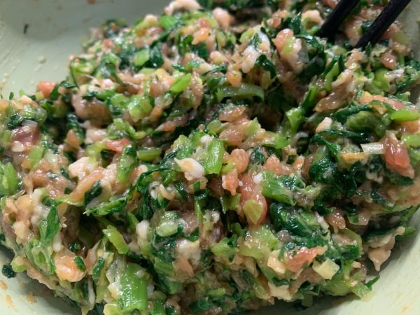 猪肉小白菜大包子