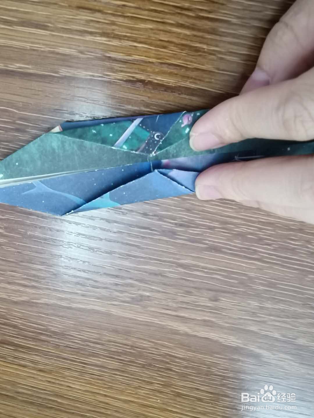 千纸鹤折纸步骤图