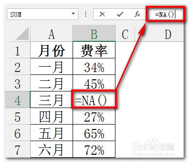 excel折线图和饼图图表中怎么忽略数据源中的0值