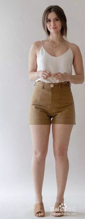 梨型身材女生怎么穿搭-百度经验