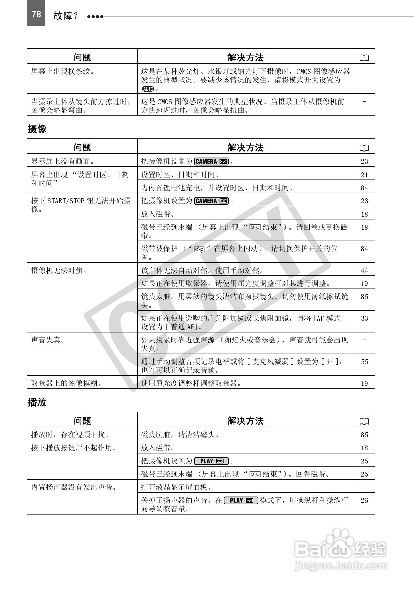 佳能HV40数码摄像机使用说明书:[8]