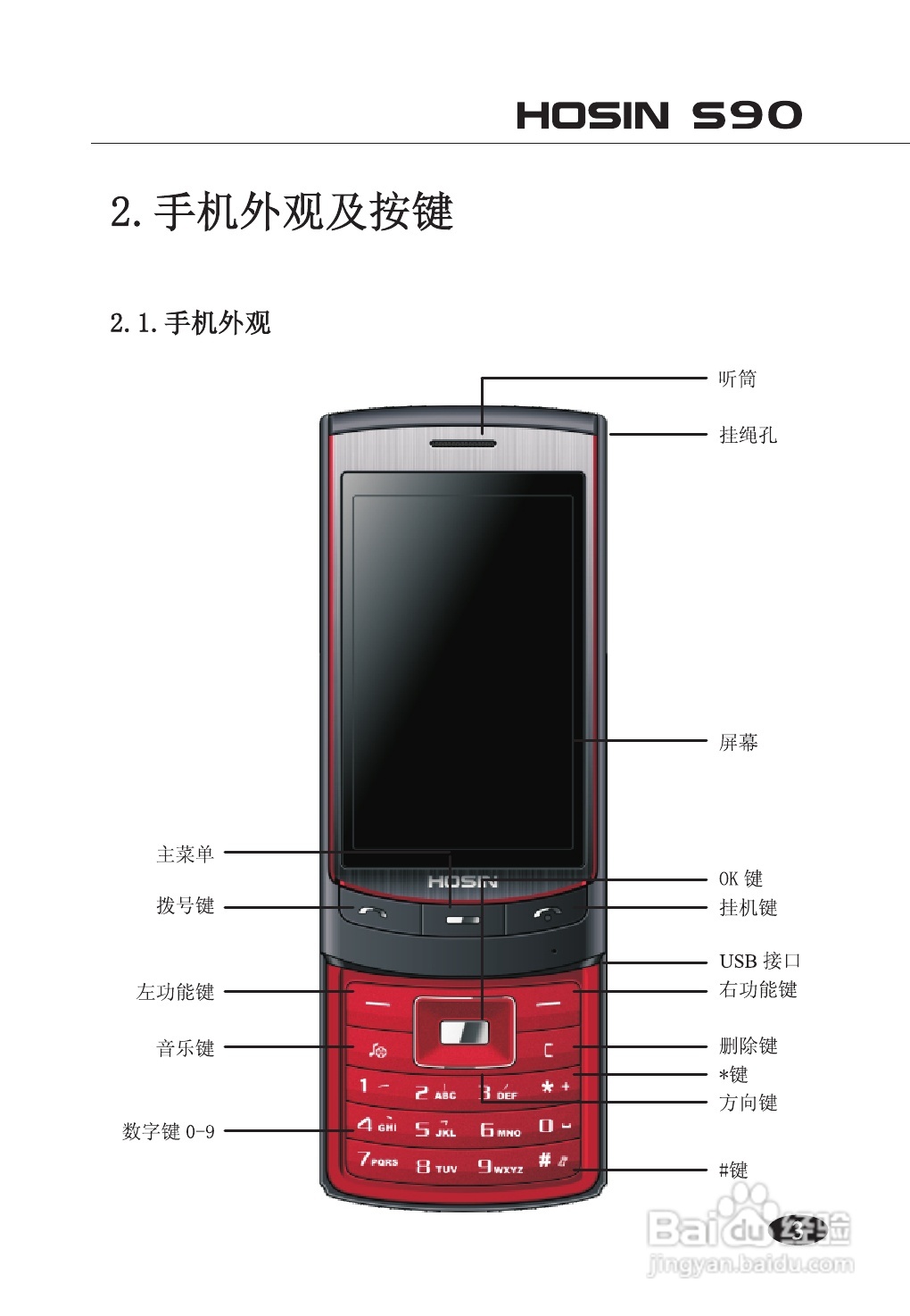 欧新S90手机使用说明书:[1]
