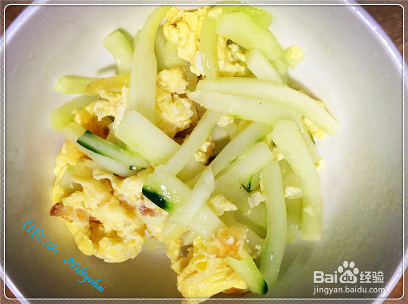#美食#青瓜炒蛋