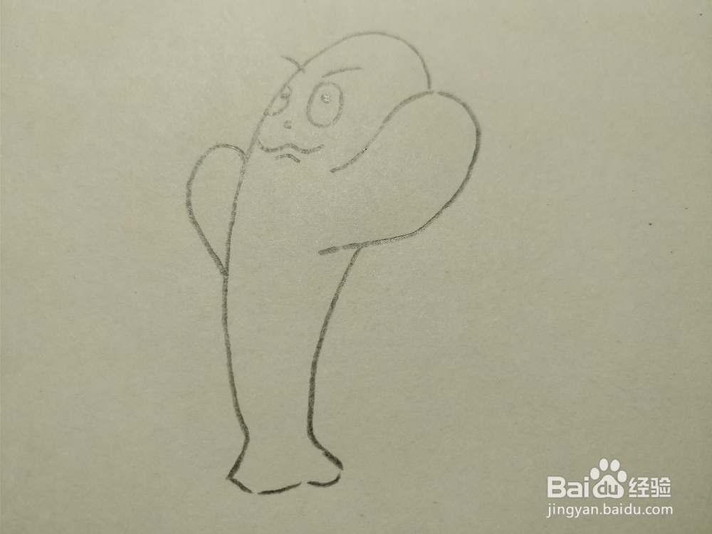 简笔画画卡通仙人掌