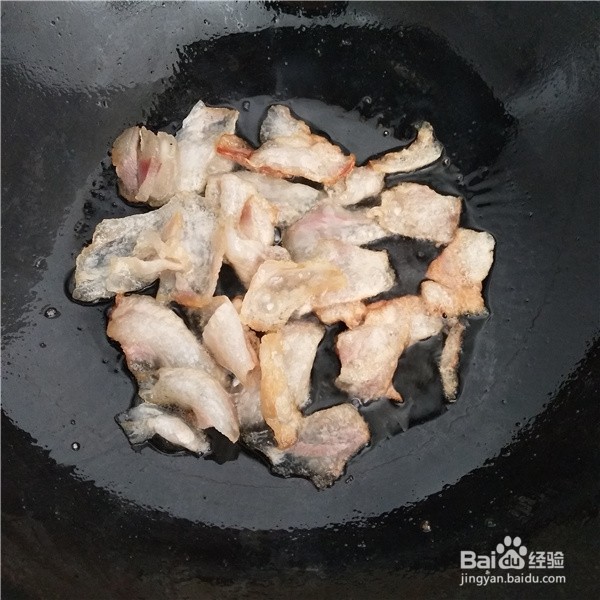 腊肉烧花菜的做法