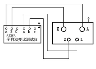 电力变压器电压比及接线组别的测量方法