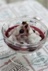 具有滋补功效的伪版“冰淇淋”【蓝莓山药】