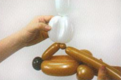 魔法气球造型系列之精品气球小狗