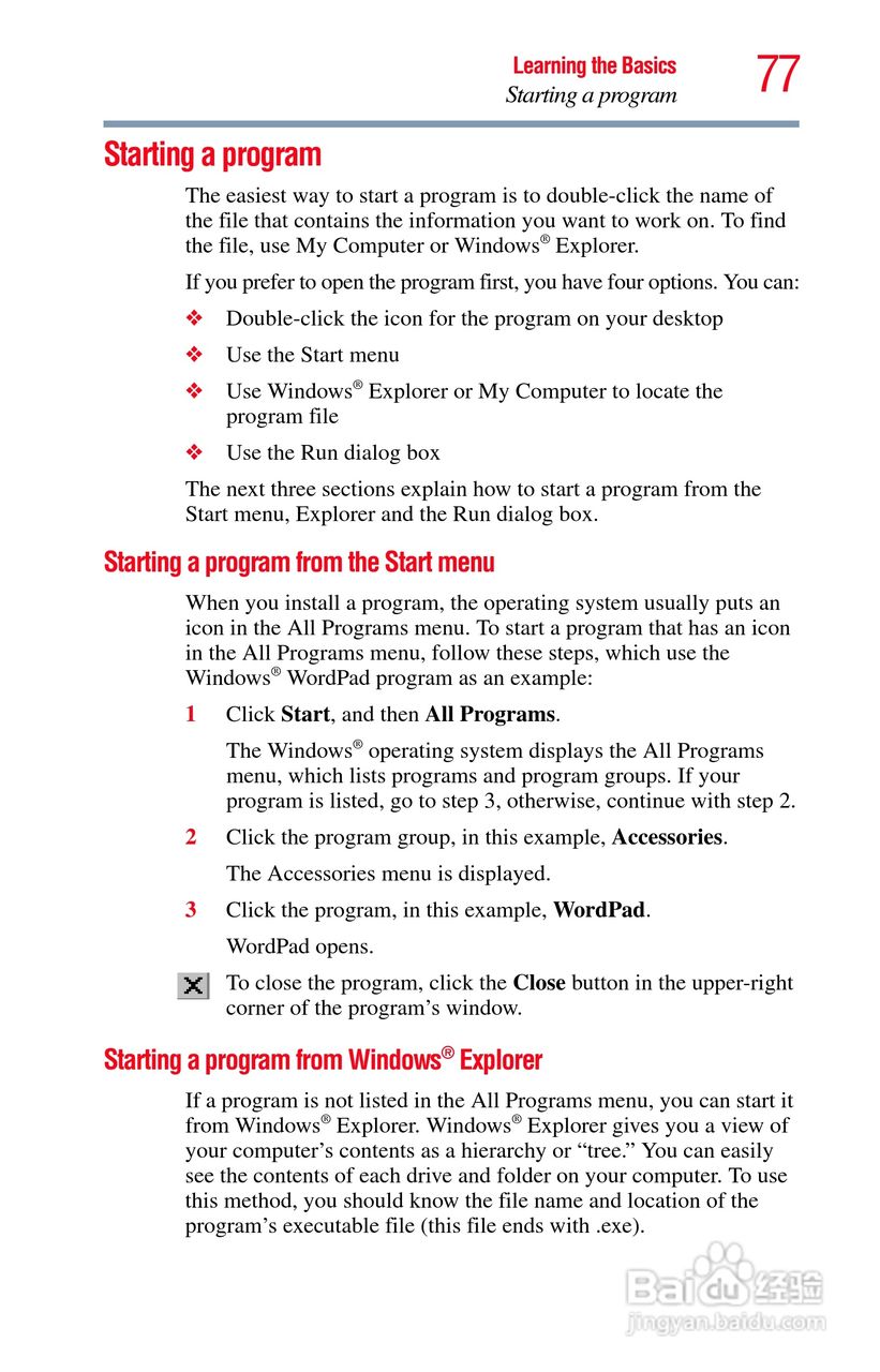 东芝NB200笔记本电脑使用说明书:[8]