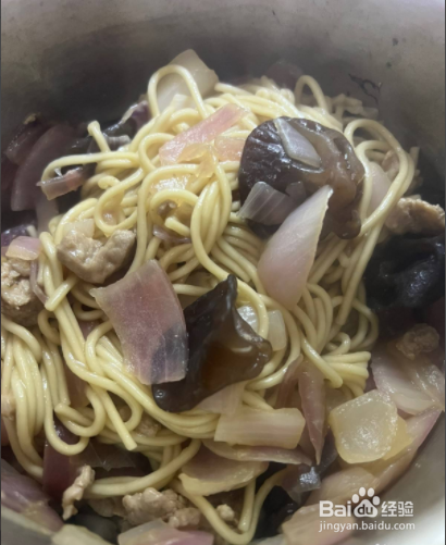 家常菜:肉丝拌面