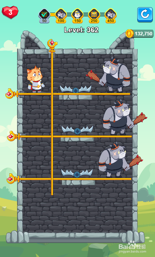如何让超级猫顺利通过Level 362