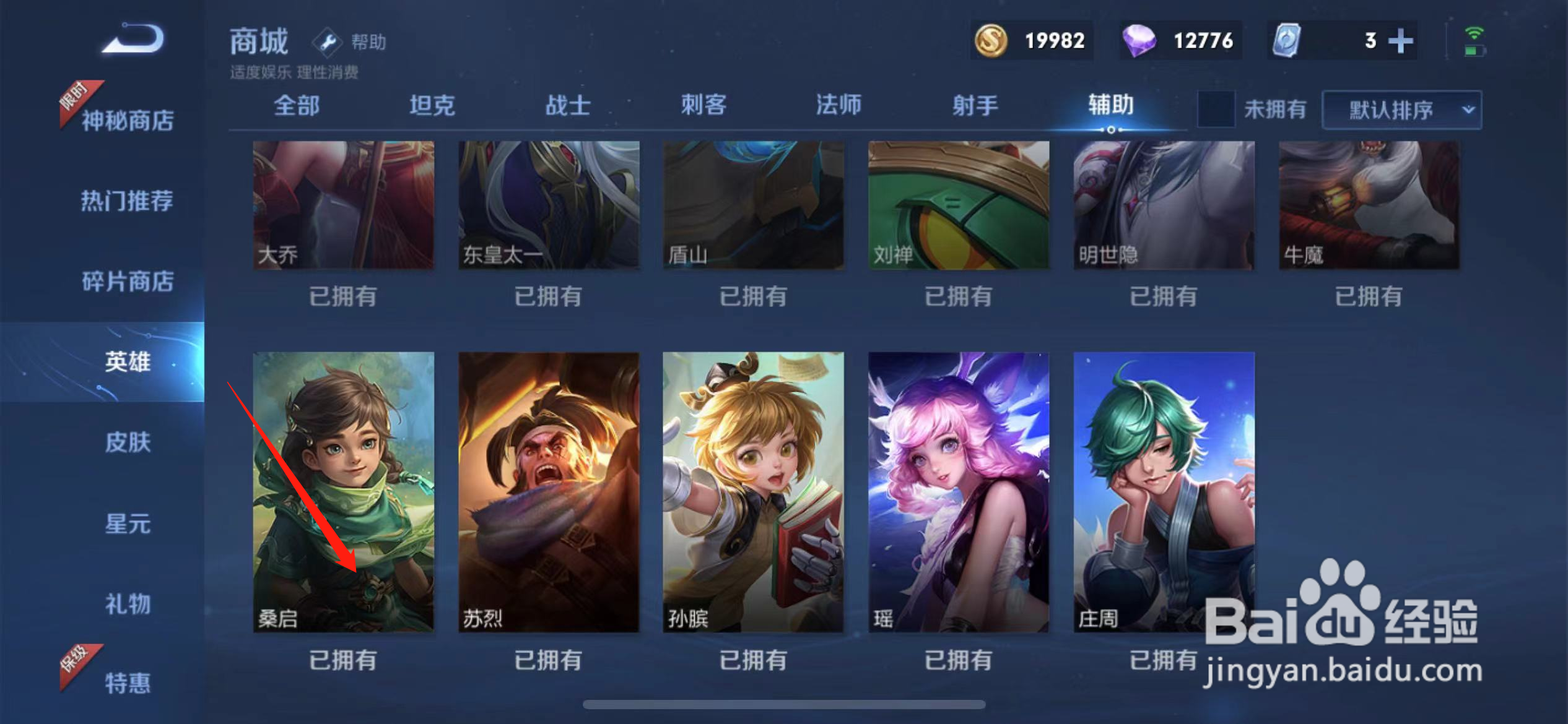 王者荣耀桑启图片