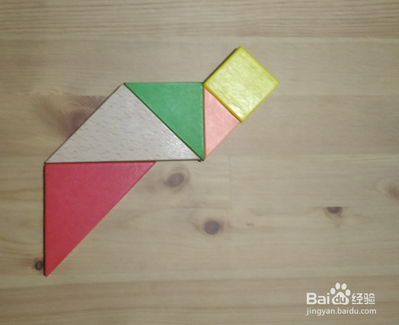 手枪用七巧板怎么拼接？