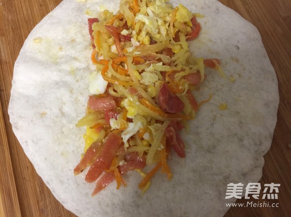 早餐卷饼的做法