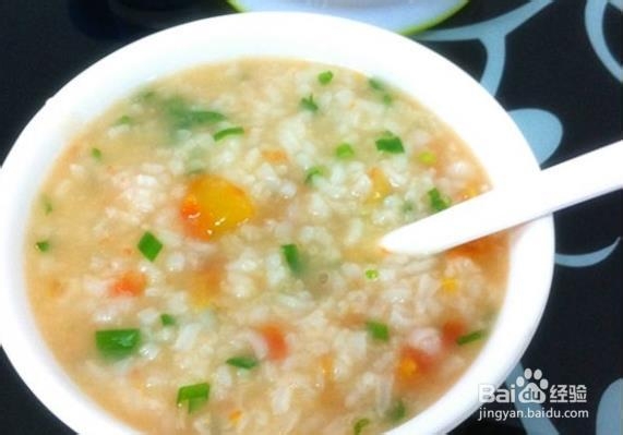 鱼香西红柿粥的做法