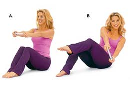 瘦腰腹运动三步曲