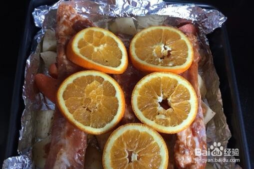 橙香考肋排的做法