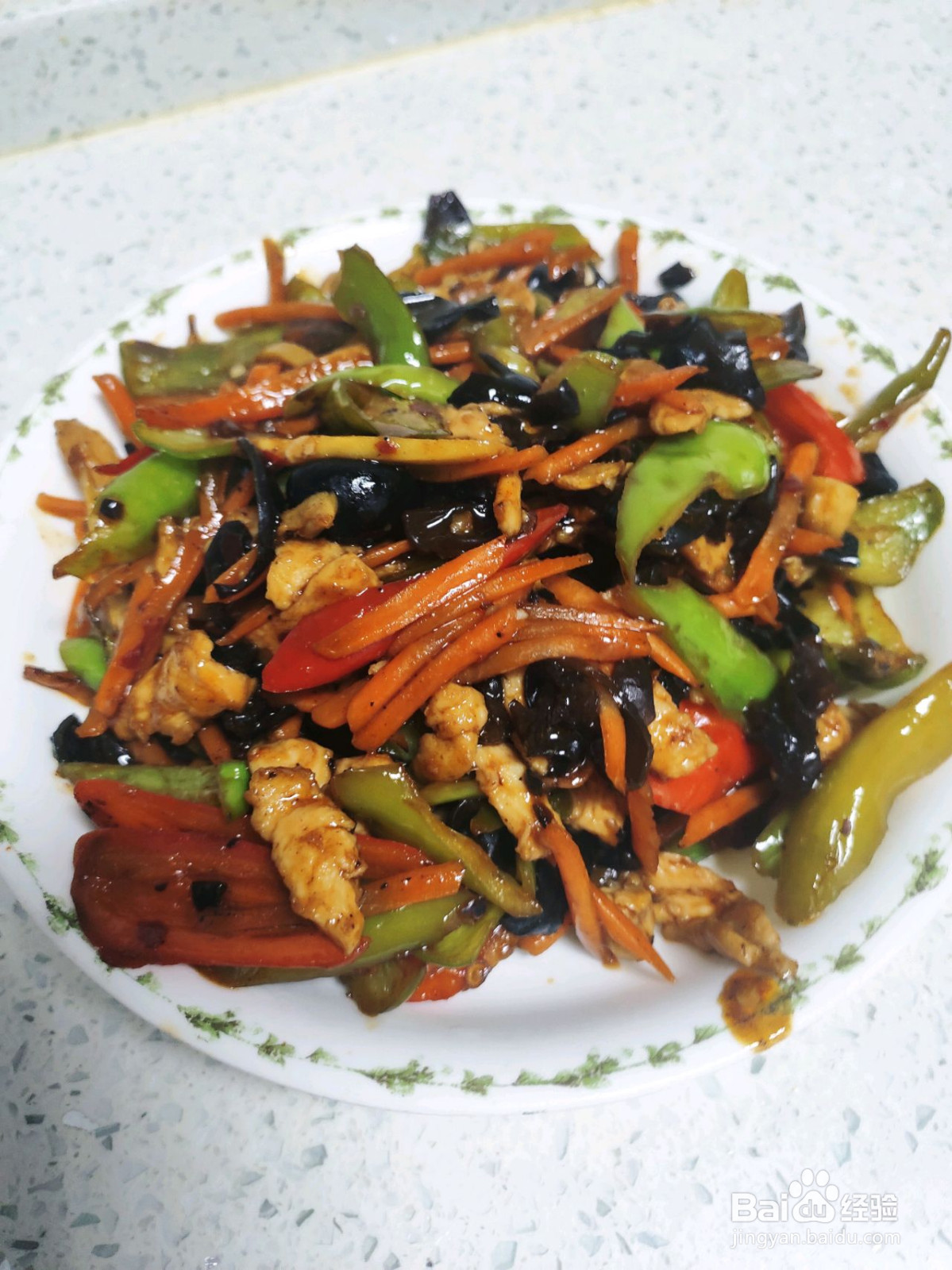 快手鱼香鸡丝的做法