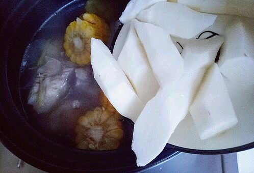 小排山药玉米汤