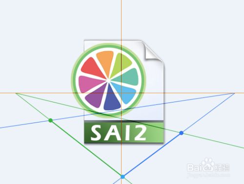 使用sai2简单绘画出透视图的方法 百度经验