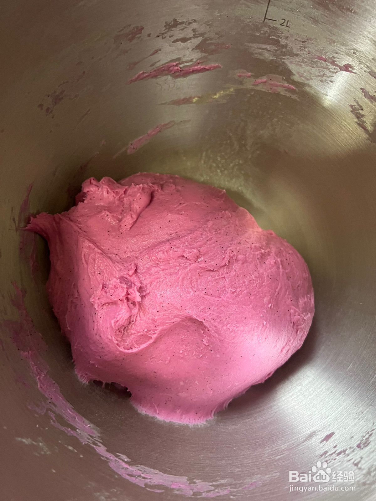 火龙果软欧包的做法