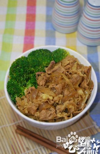 DIY吉野家牛肉饭做法