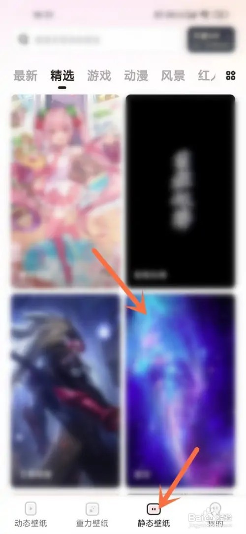 皮皮桌面壁纸静态壁纸如何下载