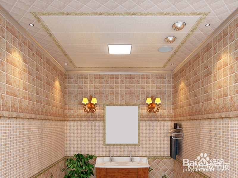 集成吊顶效果图仿古系列设计