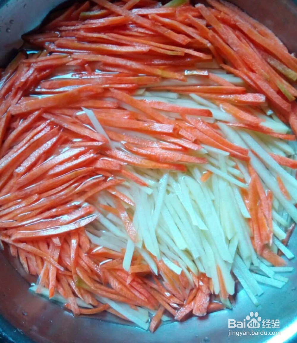 美味爽口花样炒土豆丝,好吃好看不费事