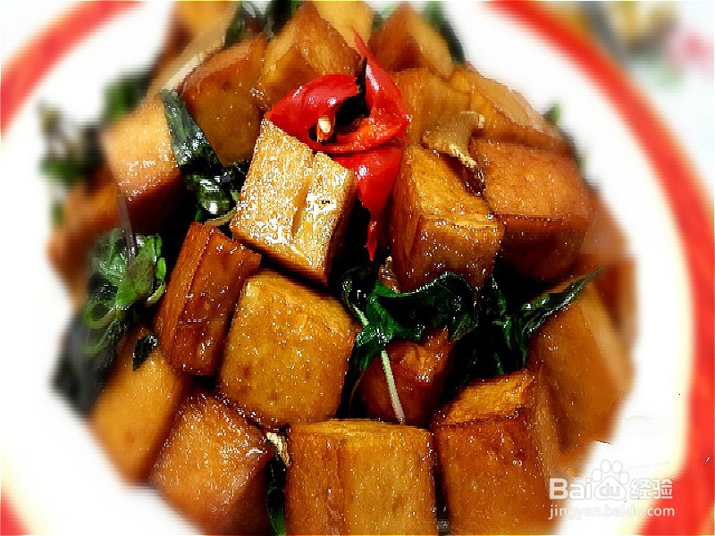 怎样做出家常菜系列之三杯百页豆腐