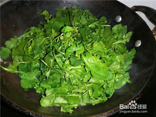 凉拌荠菜百页丝的做法