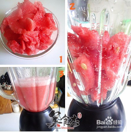 西瓜汁的做法