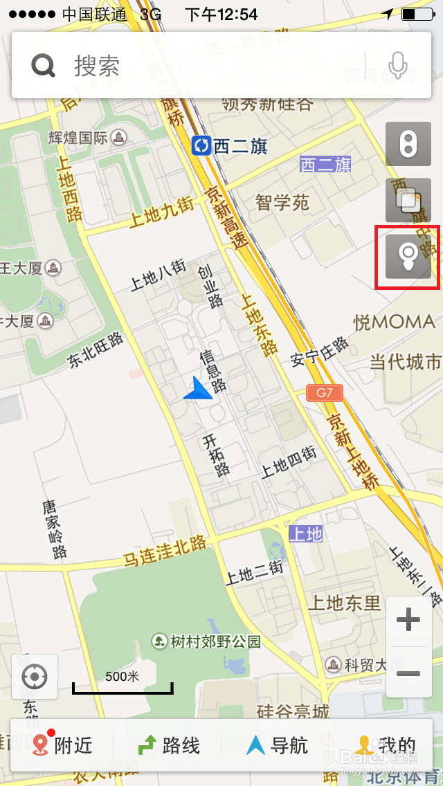 百度手机地图怎么看街景