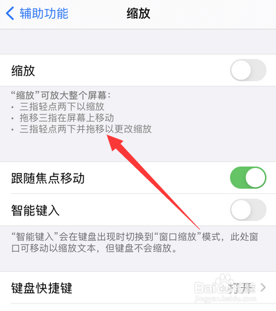 苹果手机缩放怎么操作