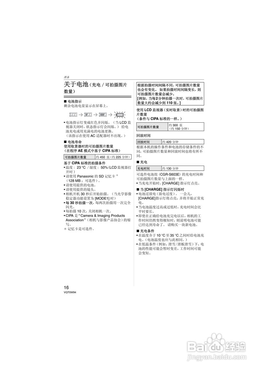 松下DMC-L1K数码相机使用说明书:[2]