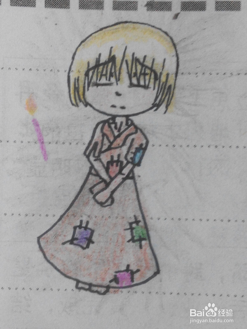 简笔画动漫人物十一