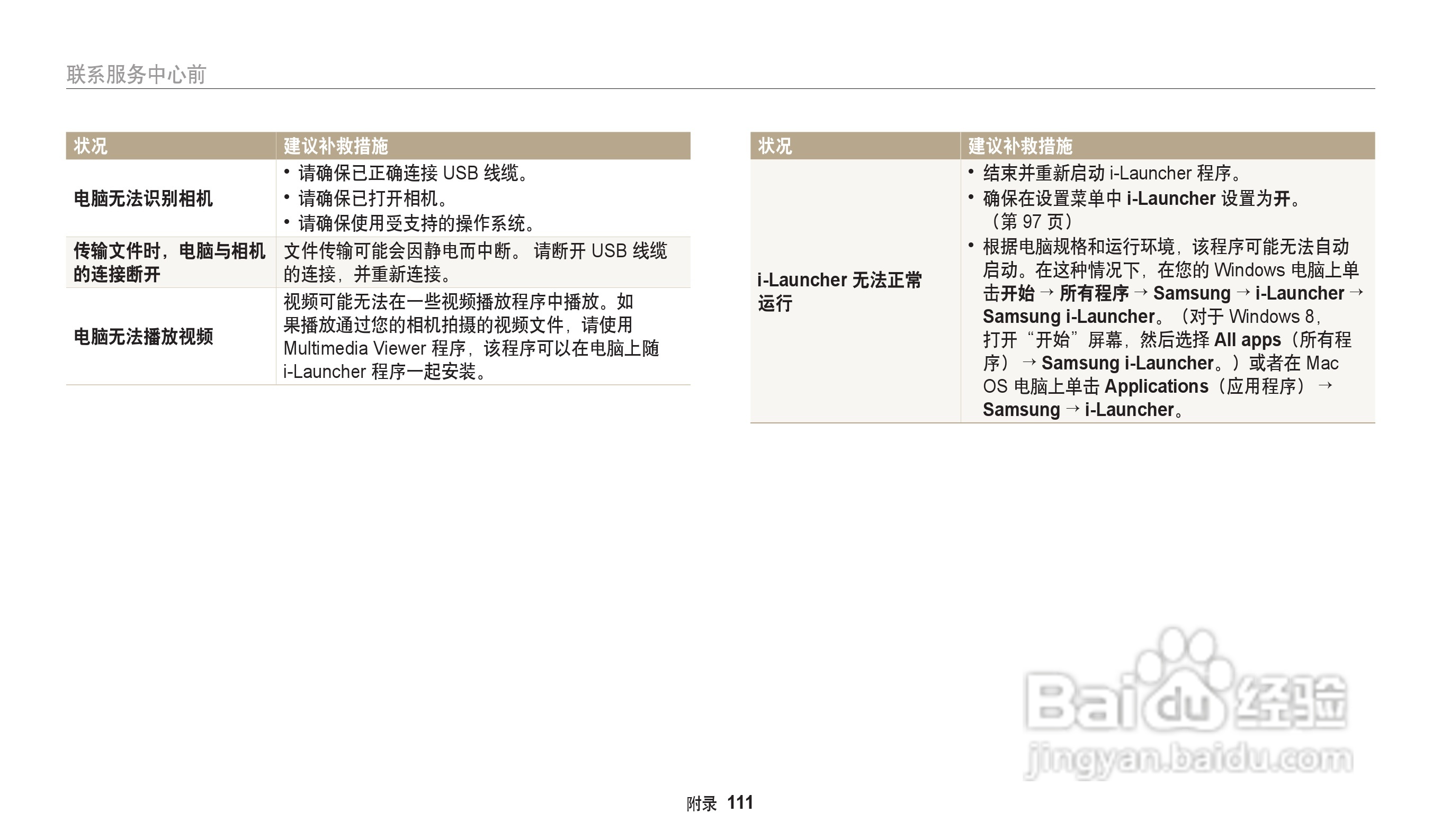 三星ES96数码相机说明书:[12]