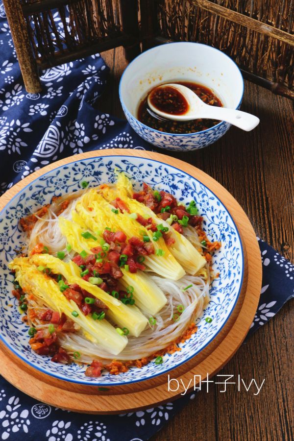 腊肠粉丝娃娃菜