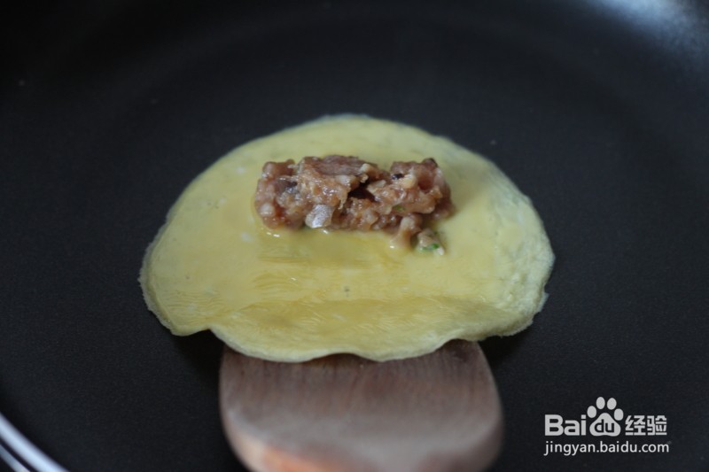 鲜肉蛋饺的做法