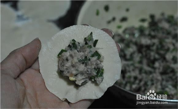 家庭自制猪肉韭菜莲藕饺子