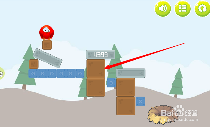 小游戏泡泡鸟历险记3第5关