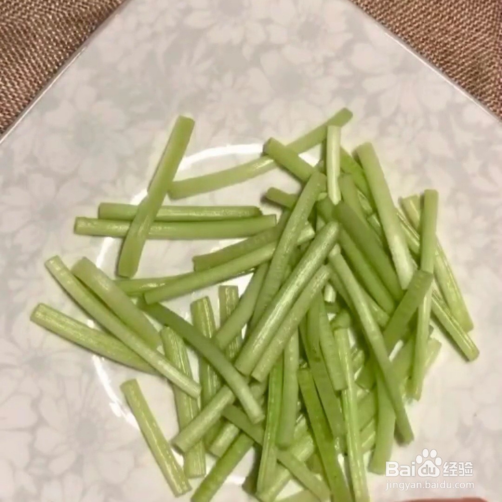干煸薯梗的做法