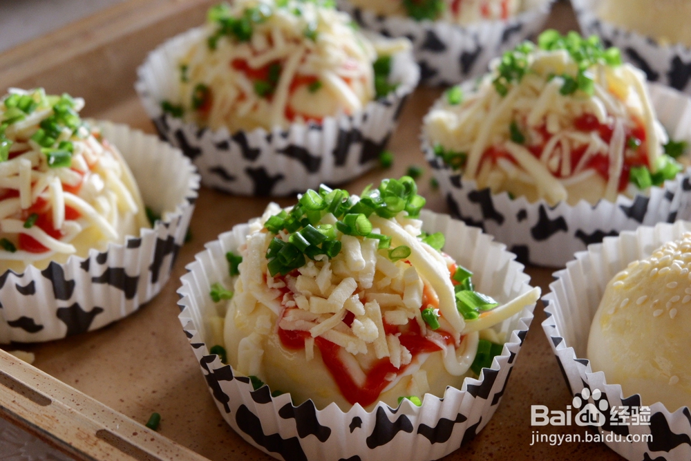 葱香芝士面包的制作方法！