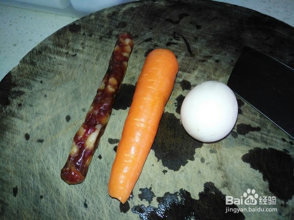 教你做香肠鸡蛋炒饭