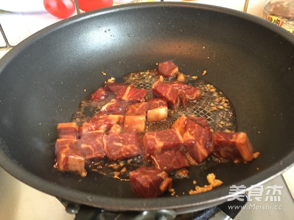 杏鲍菇牛肉粒