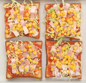 快手吐司披萨的做法